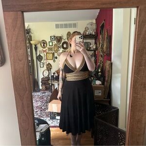 Phoebe couture Y2K vintage halter dress